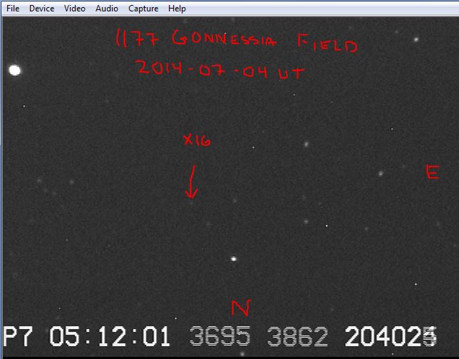 1177 Gonnessia star field x16_ 2014-07-04 UT